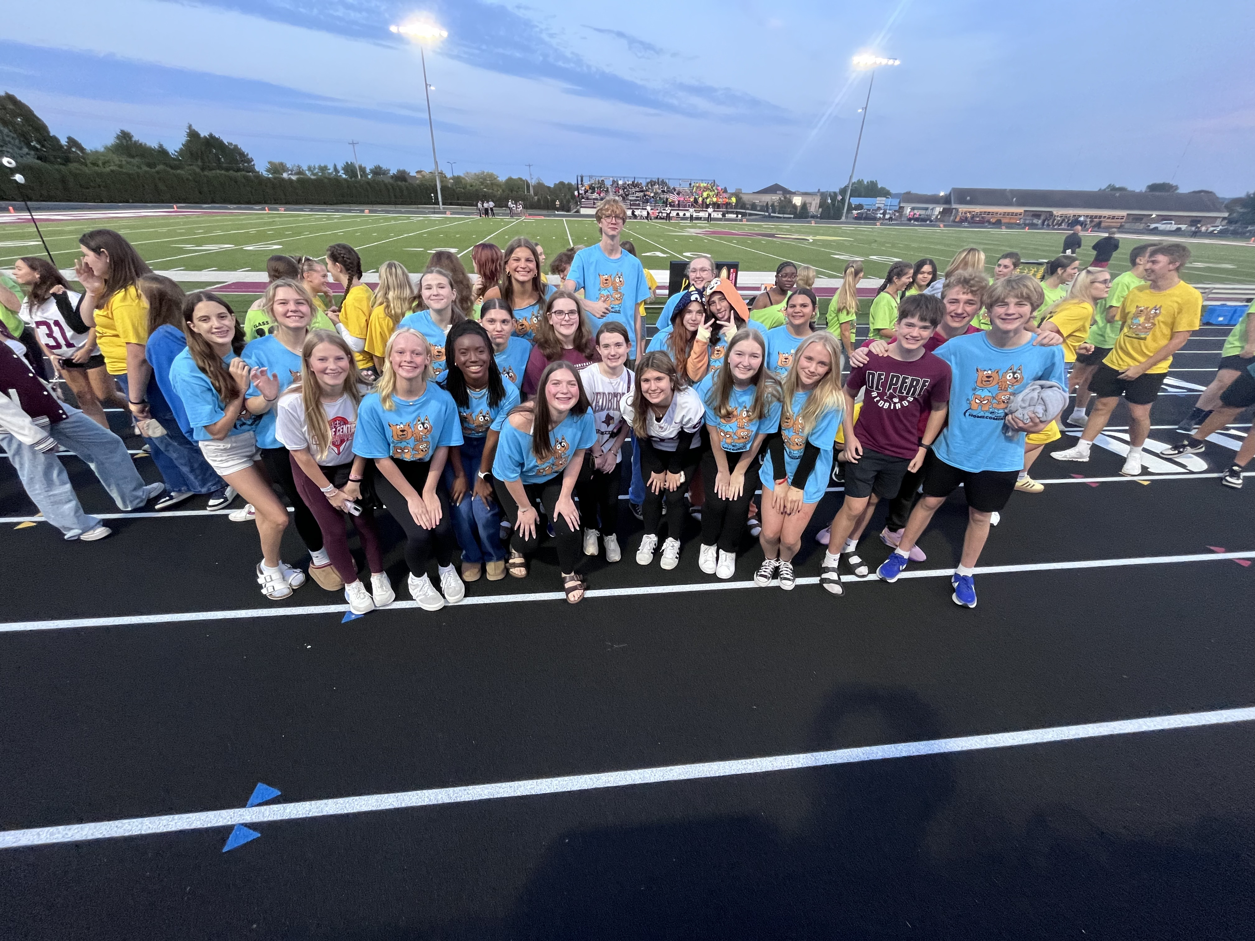 Freshman class group photo